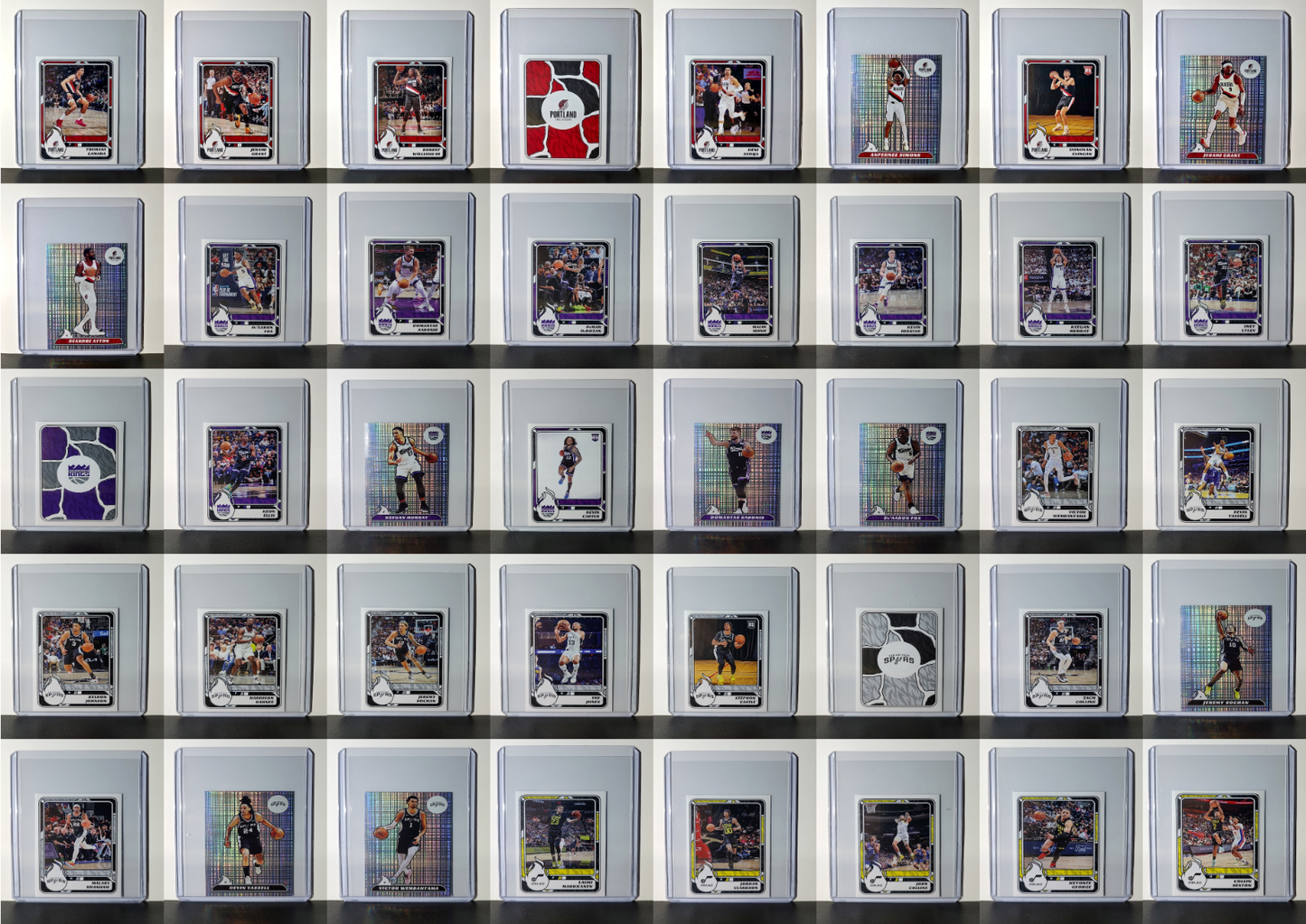 2024-25 Panini NBA Sticker Collection Complete 514 Basketball Set - Toploaded