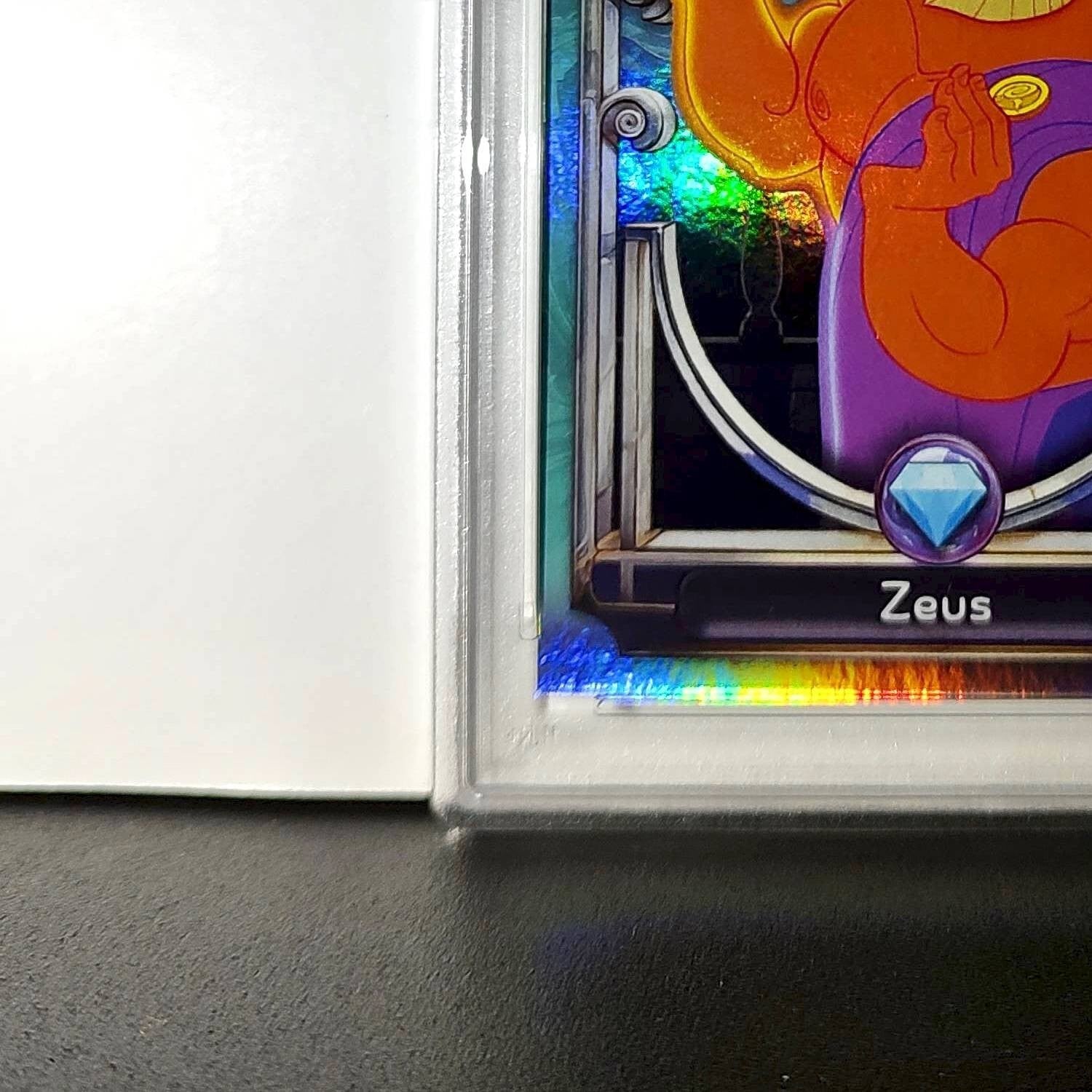 Zeus 2025 Topps Disney Wonder #134 Diamond Card Hercules PSA  PSA 9