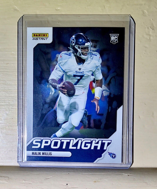 Malik Willis 2022 NFL Panini #25 Spotlight Rookie Football Card 1/603