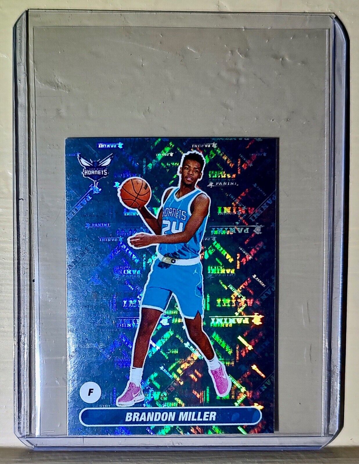 2023-24 Brandon Miller Panini NBA Basketball #141 Sticker Charlotte Hornets