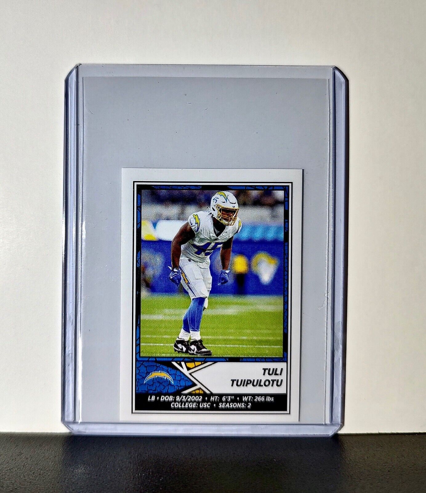 Tuli Tuipulotu 2024 Panini NFL Sticker #291 Los Angeles Chargers