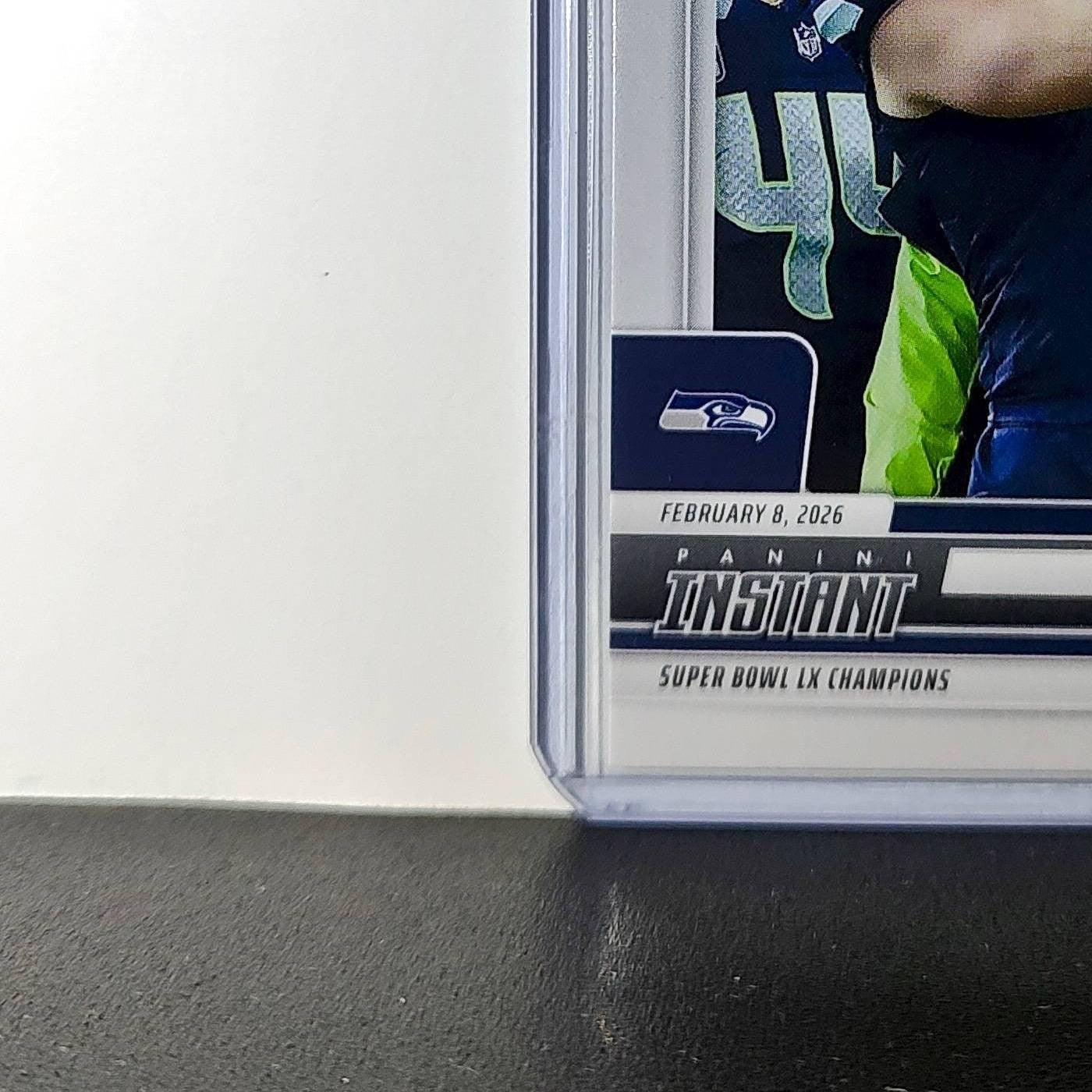 Eric Saubert 2026 Panini NFL Super Bowl LIX Champions #10 Card Seattle Seahawks