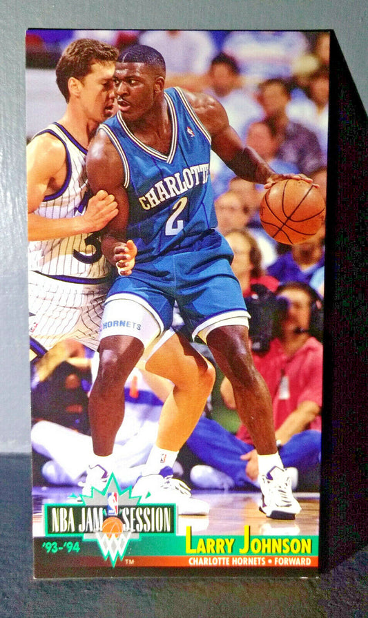 1993-94 Larry Johnson #23 Fleer NBA Jam Session Basketball Card 