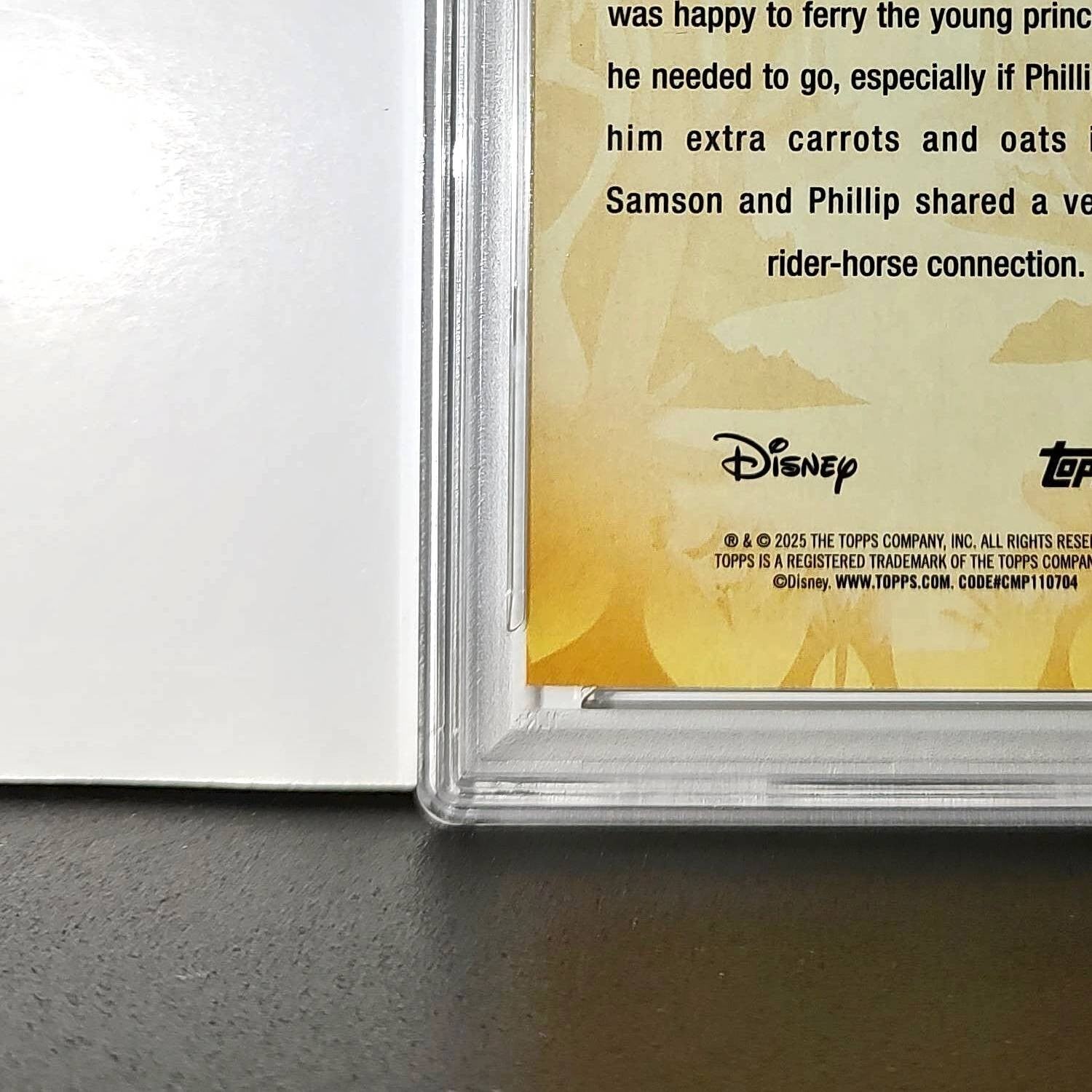 Samson 2025 Topps Disney #FF-8 Furry Friends Card Sleeping Beauty PSA 9 MT