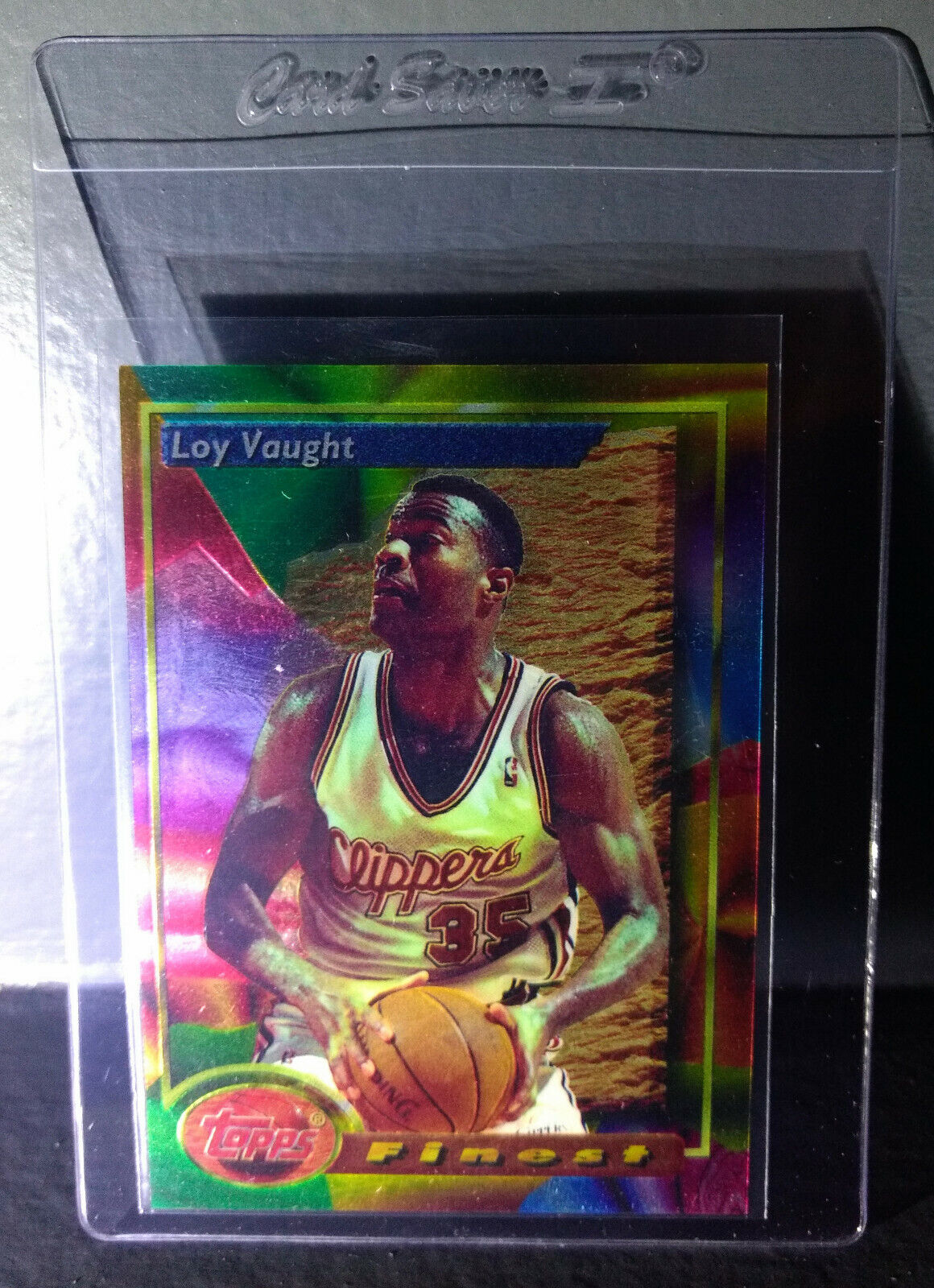 1993-94 Topps Finest Loy Vaught #86 Basketball Card