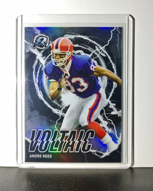 Andre Reed Refractor 2023 Topps Resurgence Voltaic NFL #RV-21 Card Buffalo Bills