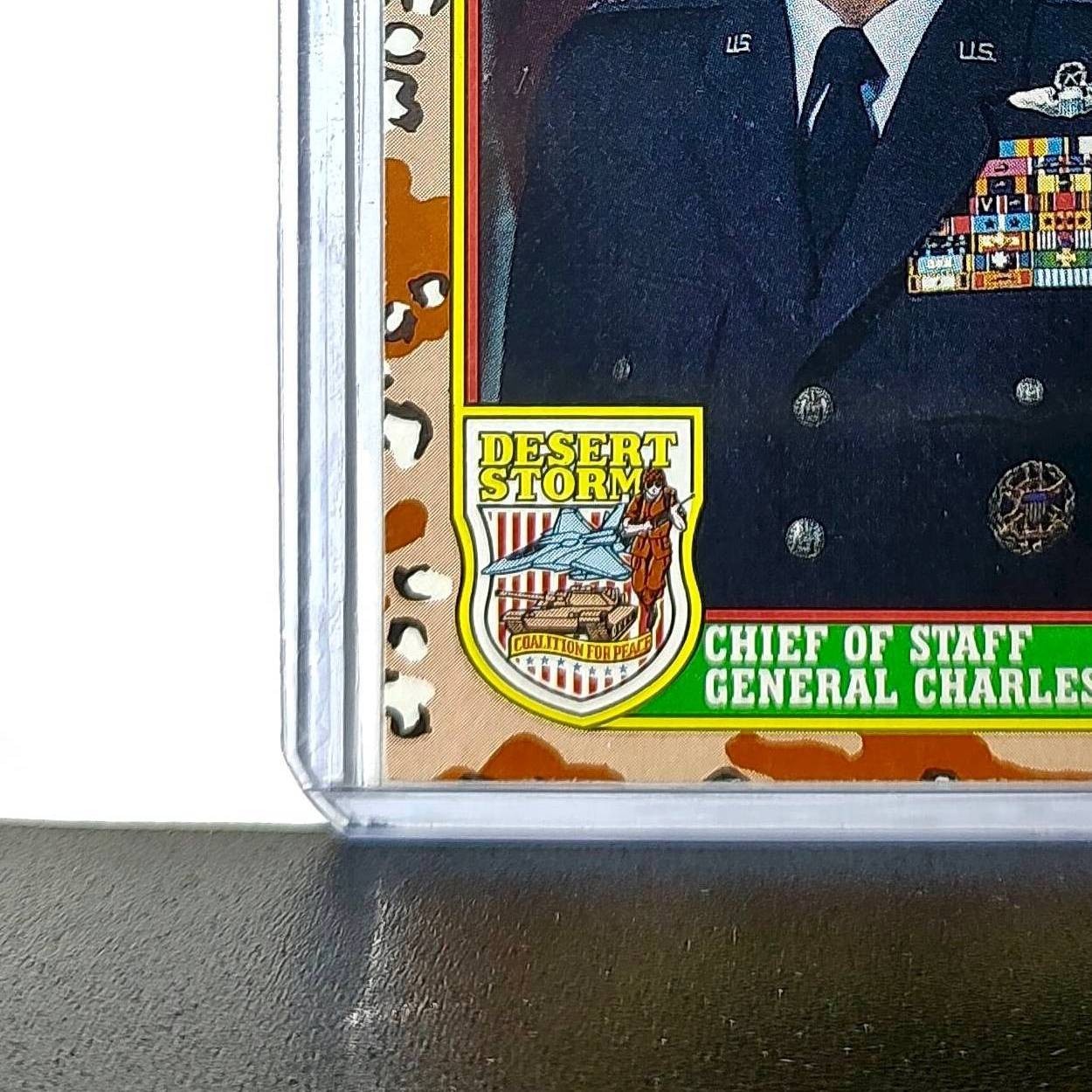 General Charles A. Horner 1991 Topps Desert Storm #7 Card
