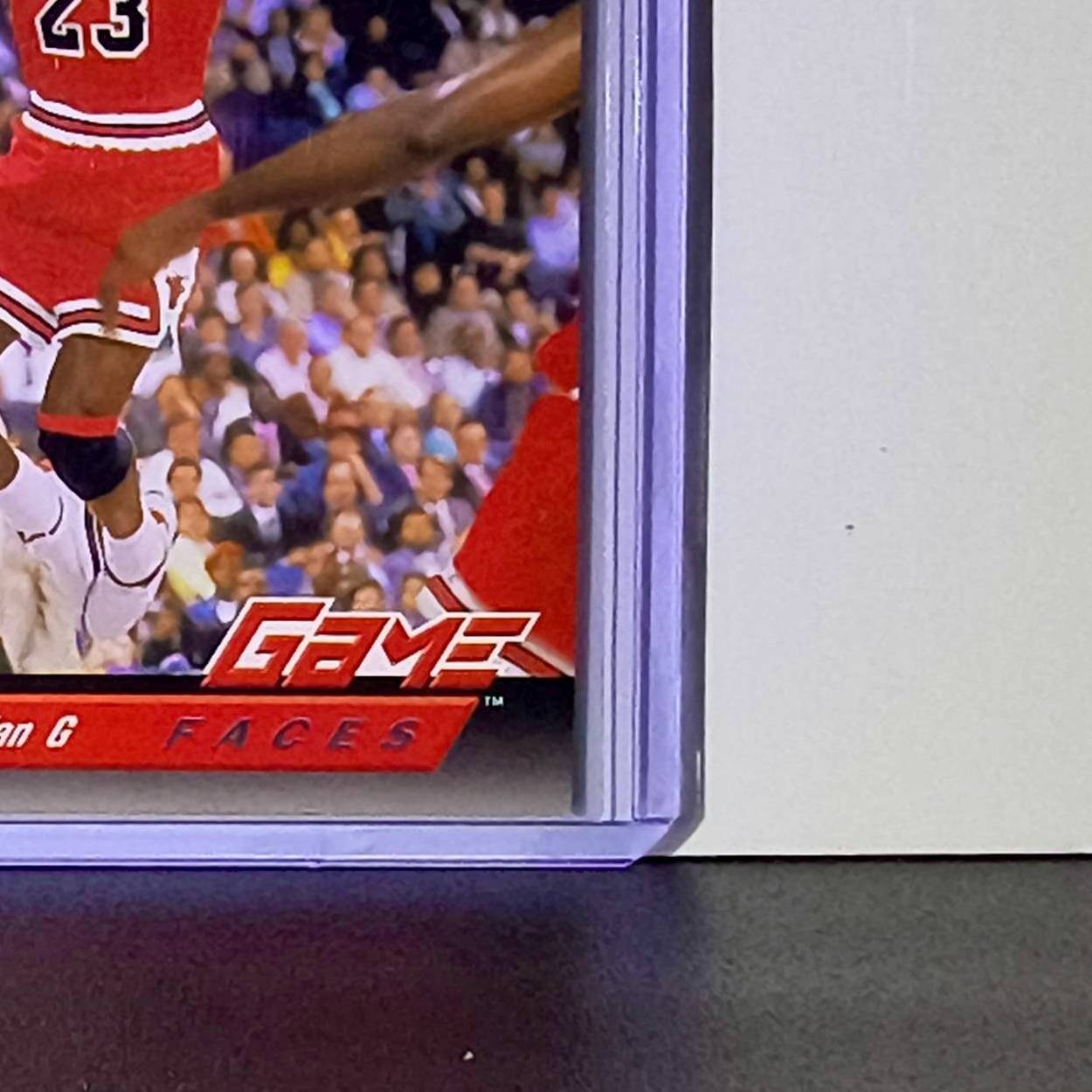 Michael Jordan 1992-93 Upper Deck Game Faces #488 Basketball Card Chicago Bulls