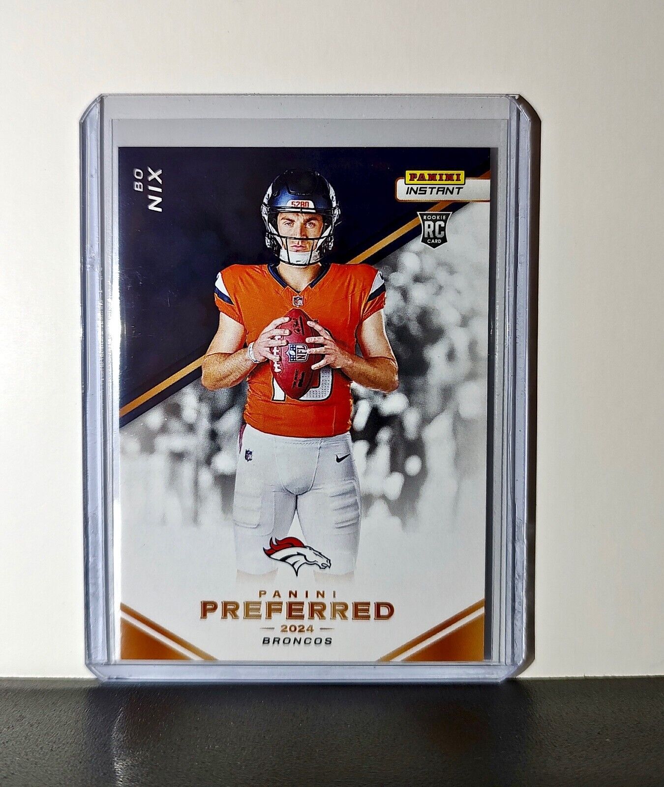 Bo Nix 2024 Panini Preferred NFL #27 Rookie Football Card Denver Broncos 1/335