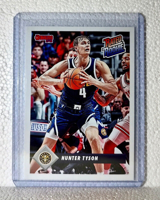 Hunter Tyson 2023-24 Panini NBA #44 Rated Rookie Retro Card Nuggets 1/715