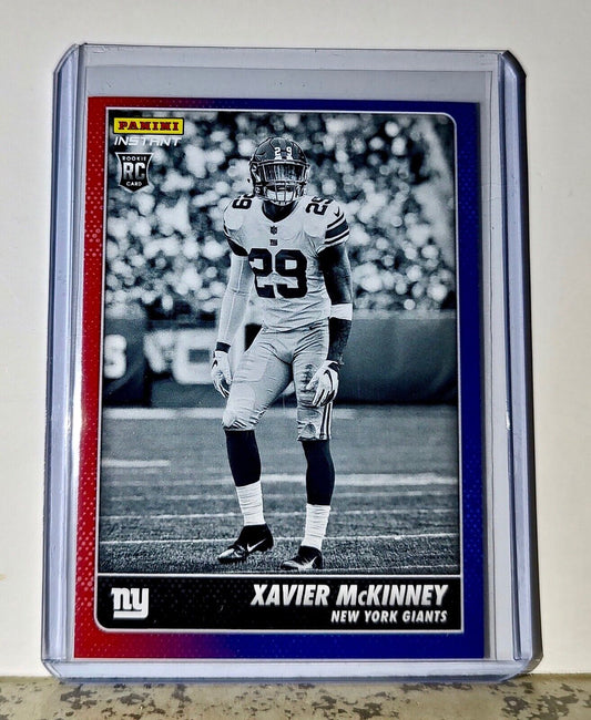 Xavier McKinney 2020 Panini NFL #22 Black and White Rookies Card Giants 1 of 518