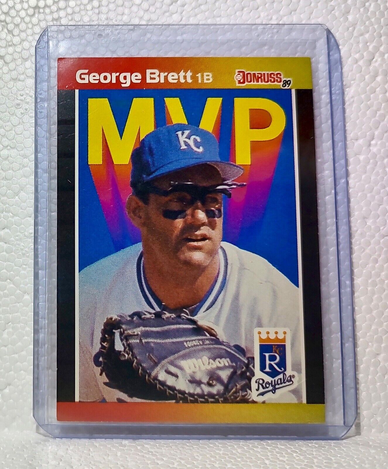 George Brett 1989 Donruss MLB #BC-7 MVP Baseball Card Kansas City Royals