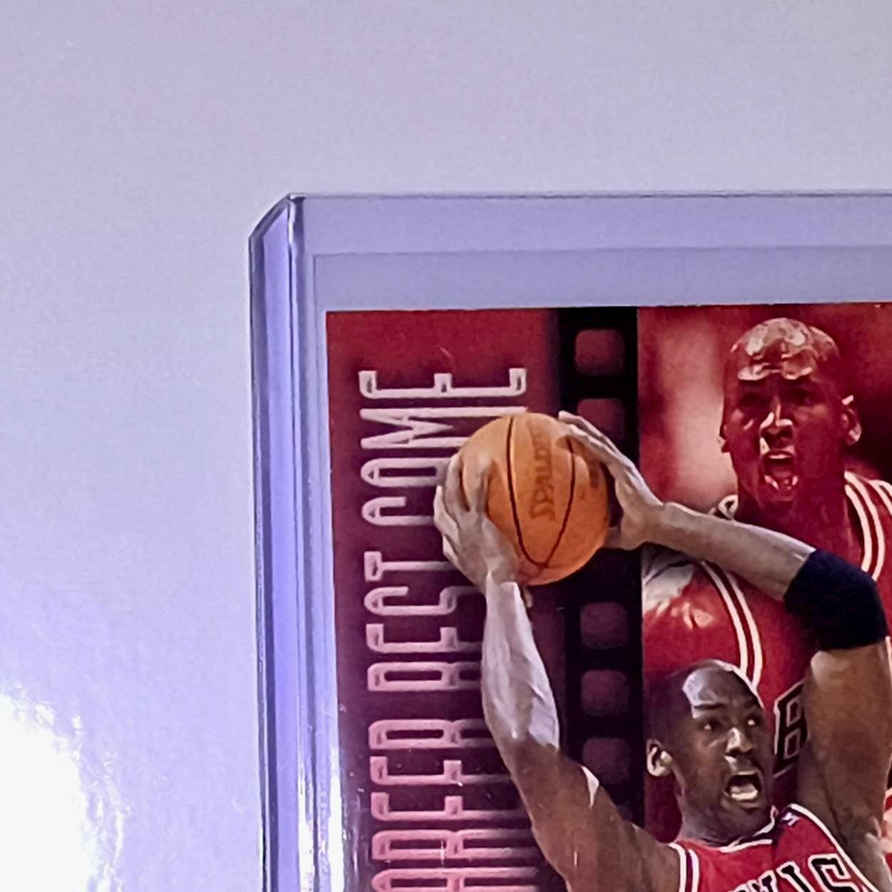 Michael Jordan 1996-97 Hoops  Career Best Game 335 Basketball Card Chicago Bulls