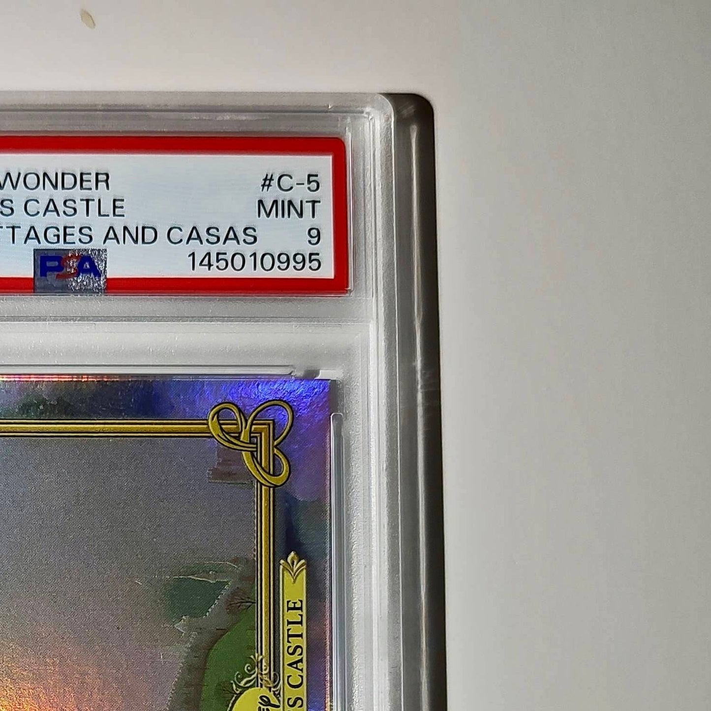 King Stefan's Castle 2025 Topps Disney #C-5 Card Sleeping Beauty PSA 9
