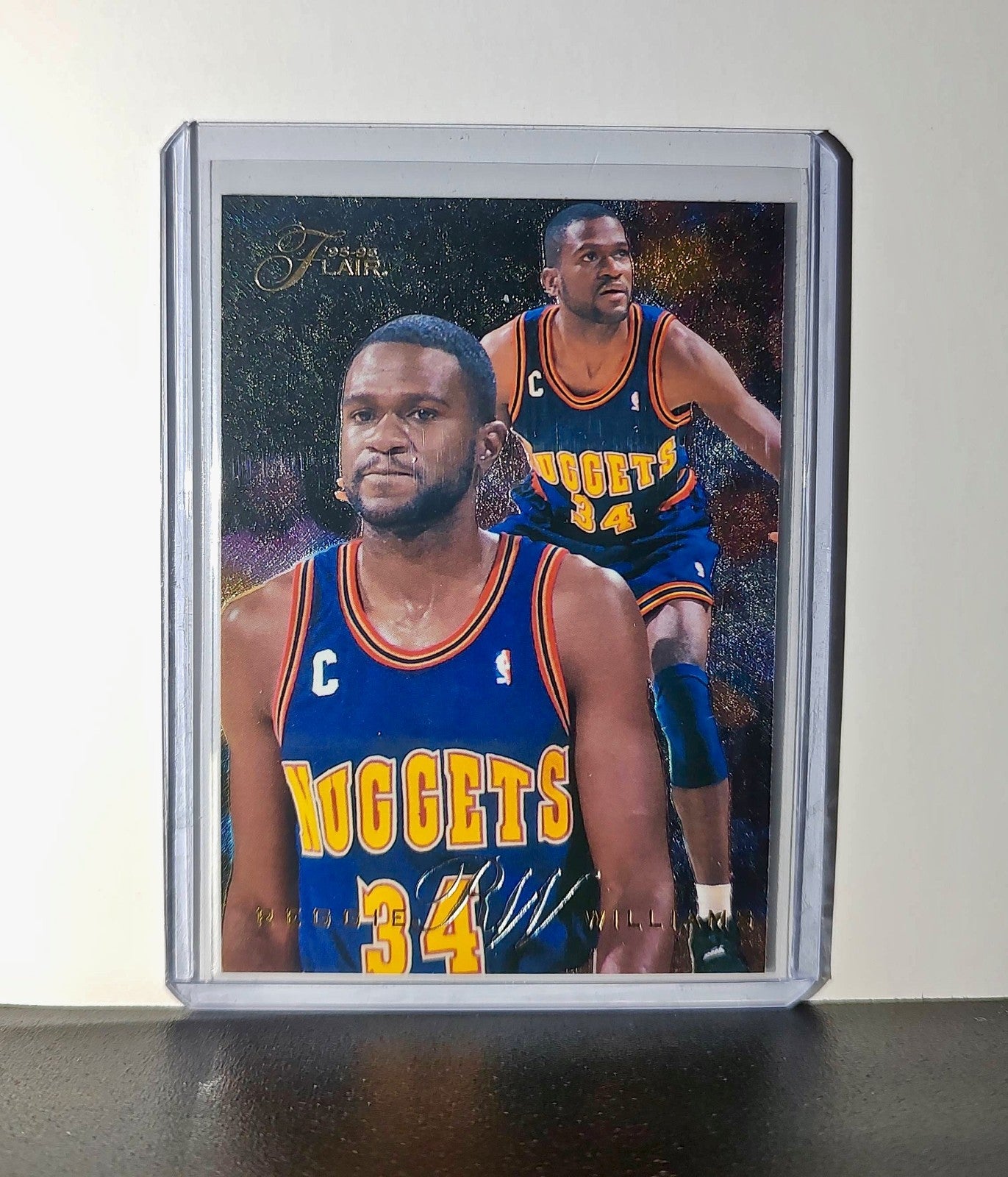 Reggie WIlliams 1995-96 Flair NBA #35 Card Denver Nuggets