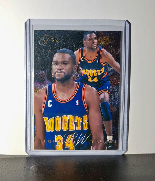 Reggie WIlliams 1995-96 Flair NBA #35 Card Denver Nuggets