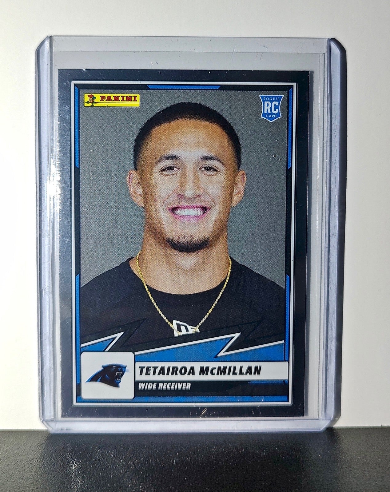 Tetairoa McMillan Rookie 2025 Panini NFL #75 Foil Sticker Card Carolina Panthers