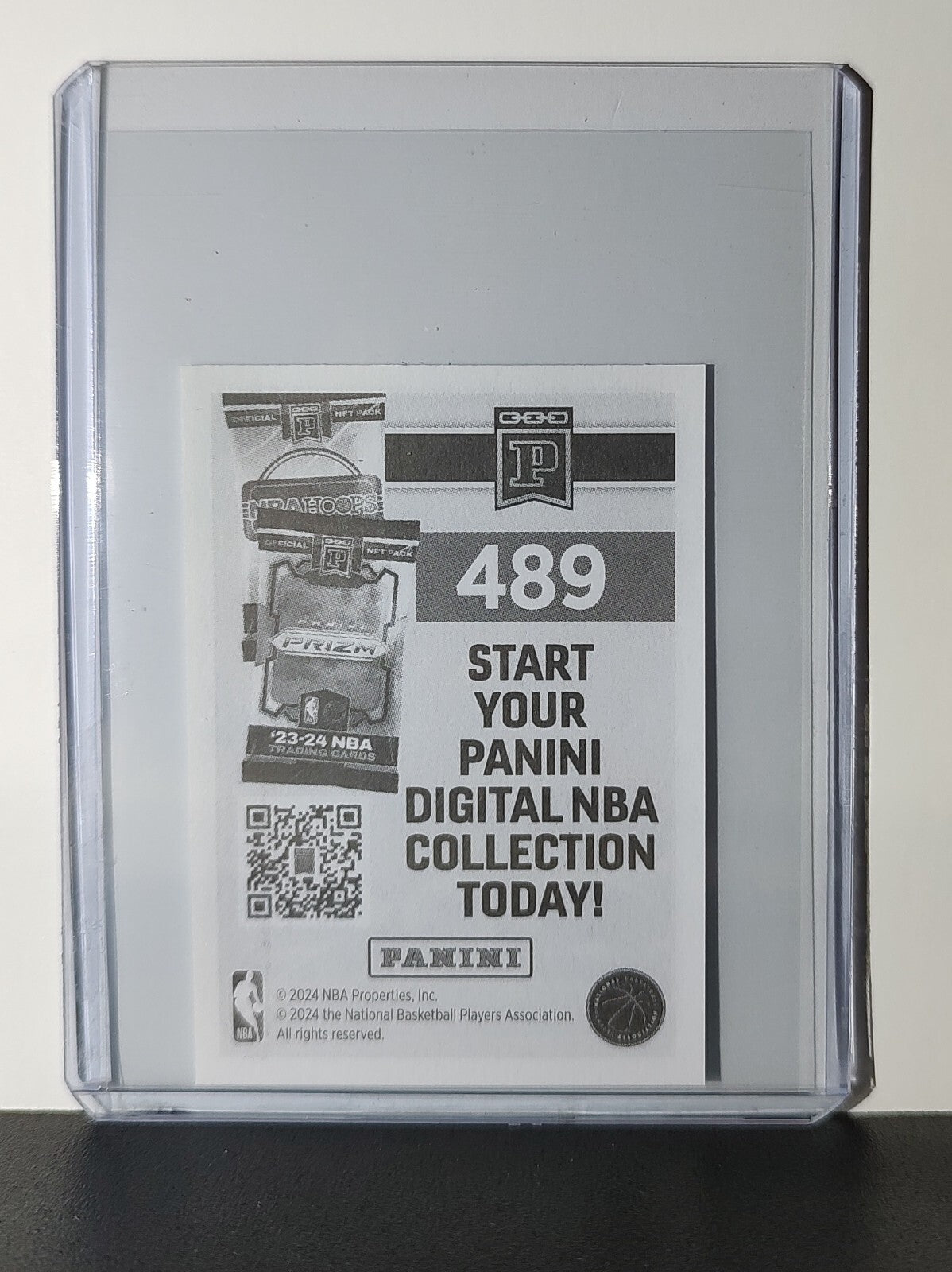 Peja Stojakovic Legends 2024-25 Panini NBA #489 Sticker Card Sacramento Kings