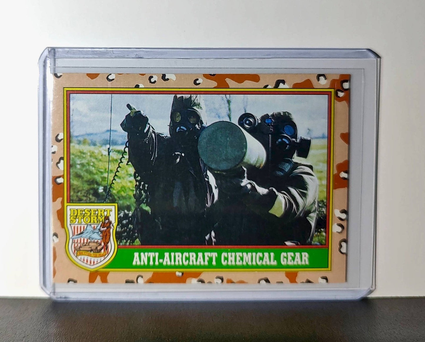 Anti-Aircraft Chemical Defense 1991 Topps Desert Storm #71 Card