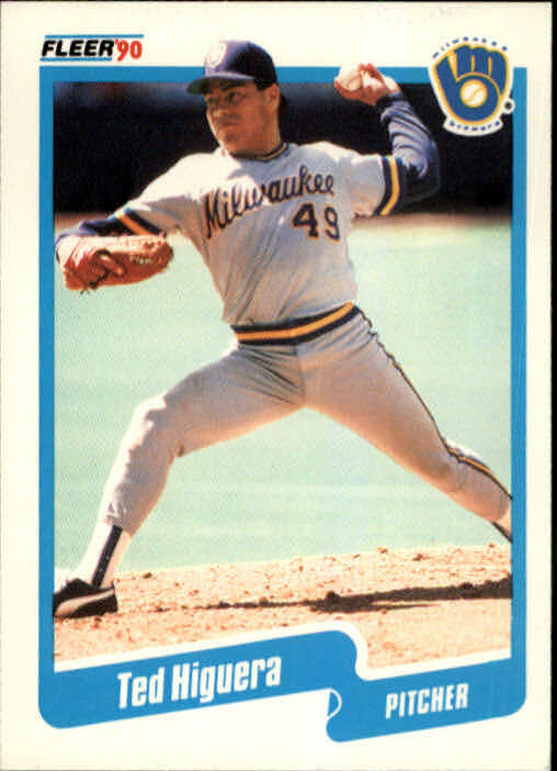 1990 Teddy Higuera Fleer Baseball Card #326