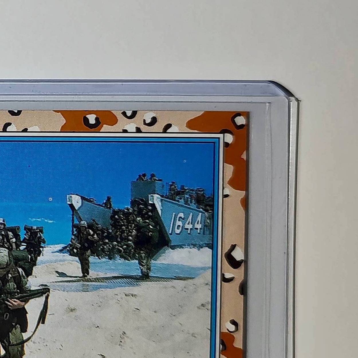 The Marines Land 1991 Topps Desert Storm #151 Card