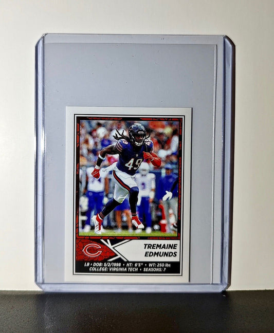 Tremaine Edmunds 2024 Panini NFL Sticker #371 Chicago Bears