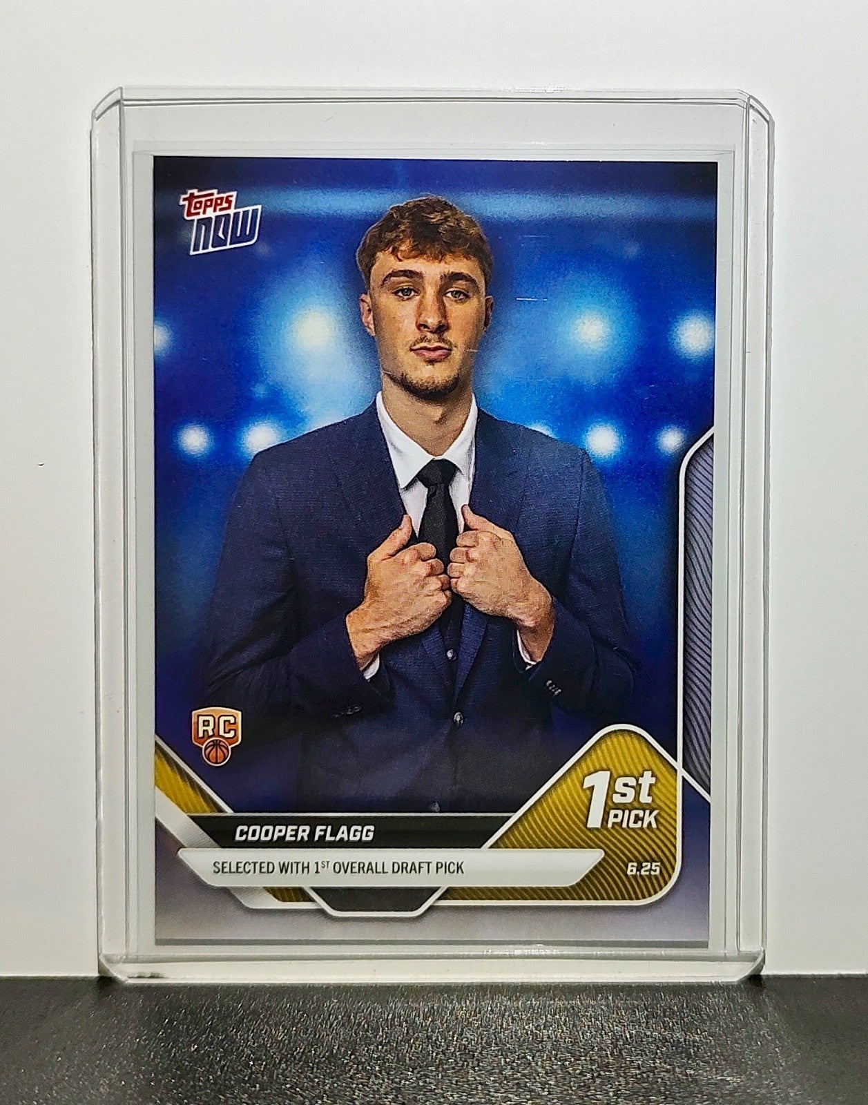 Cooper Flagg Rookie Draft Night 2025 Topps NBA #D1 Card Dallas Mavericks