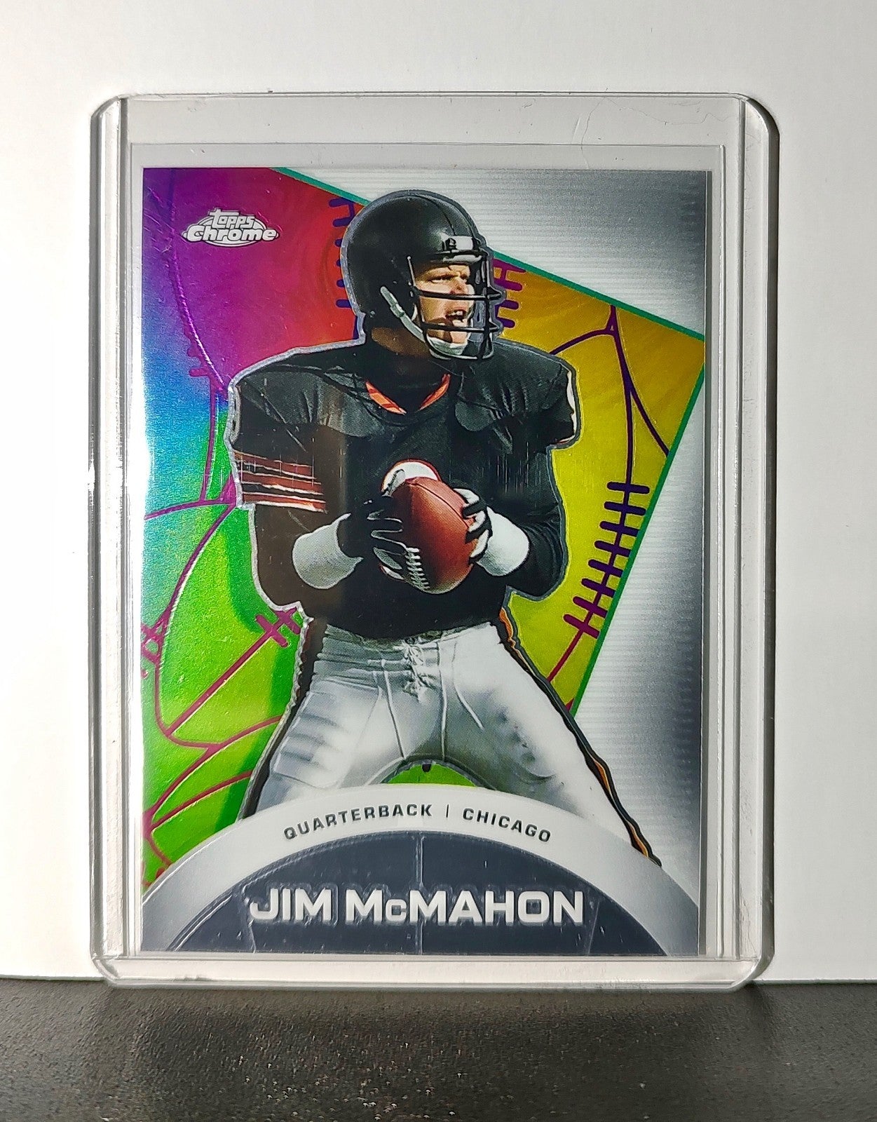 Jim McMahon 2023 Topps Chrome All-Etch NFL #CAE-3 Card Chicago Bears