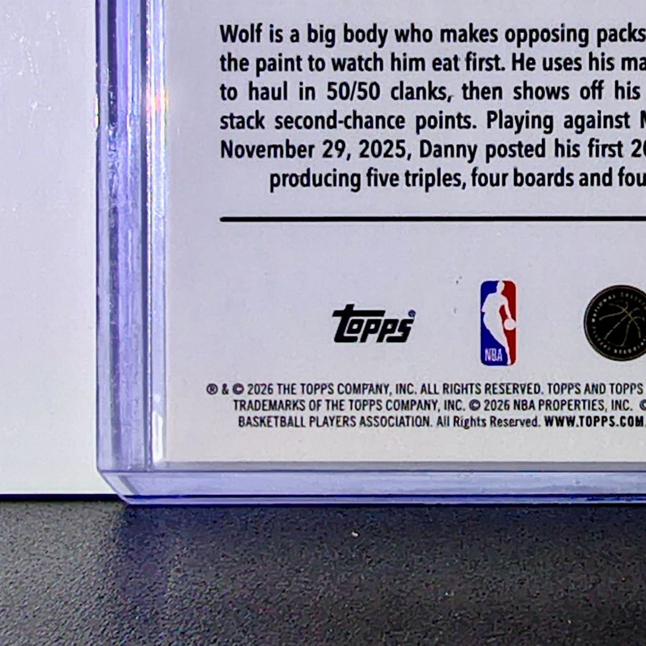 Danny Wolf Rookie 2025-26 NBA Topps Chrome Update X-Fractor #177 Card Nets