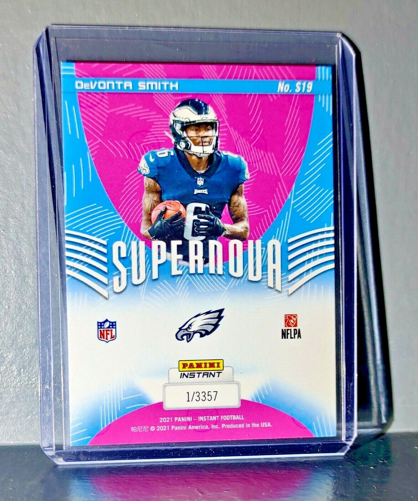 DeVonta Smith 2021 Panini NFL Supernova #19 Rookie Football Card 1 of 3357