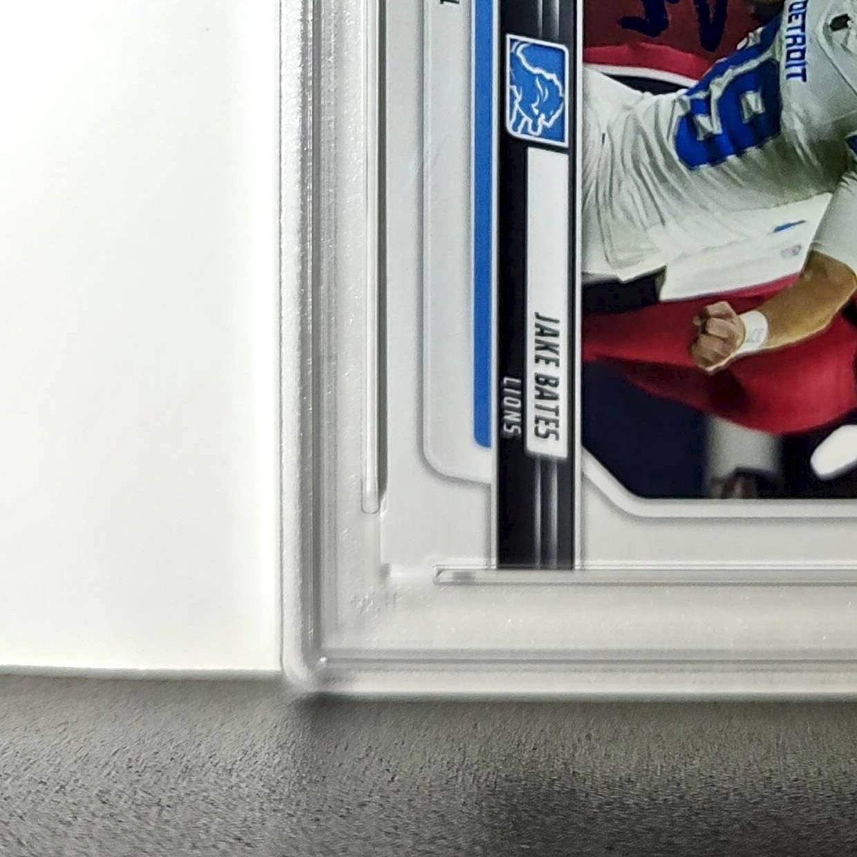 Jake Bates Rookie 2024 Panini NFL #147 Detroit Lions PSA 10 Auto 9
