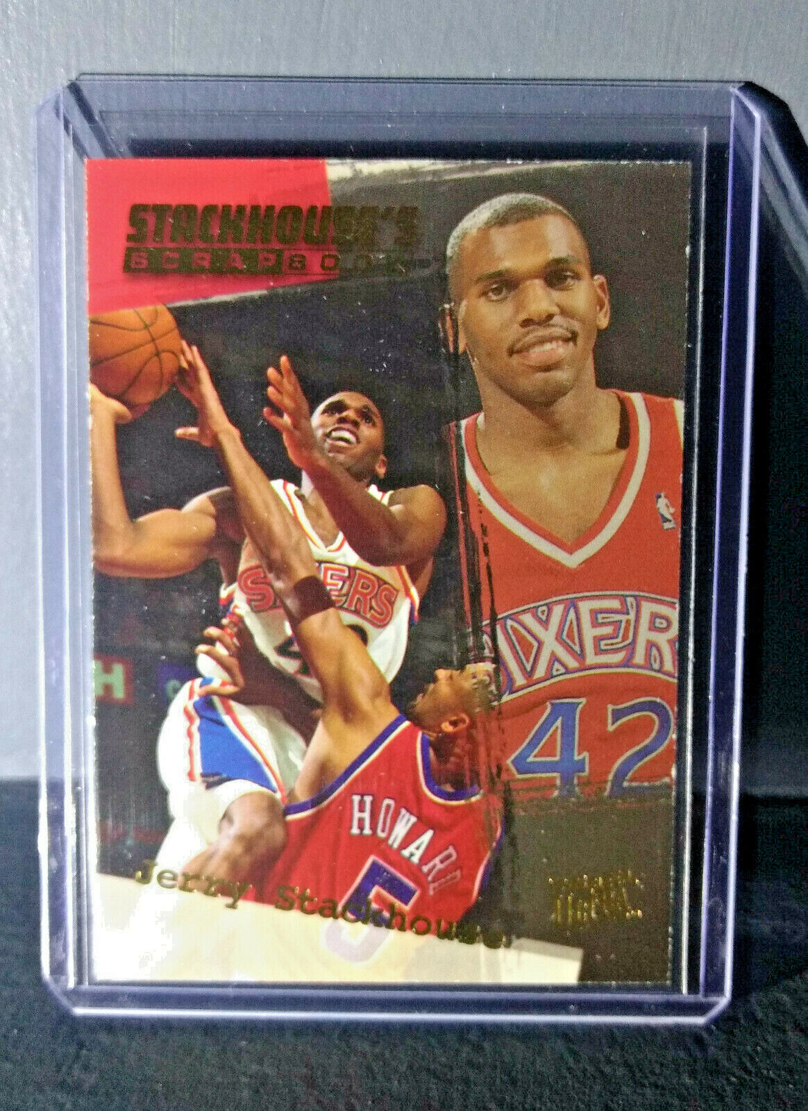 1995-96 Jerry Stackhouse Fleer Ultra Stackhouse's Scrapbook #S-3 Basketball Card