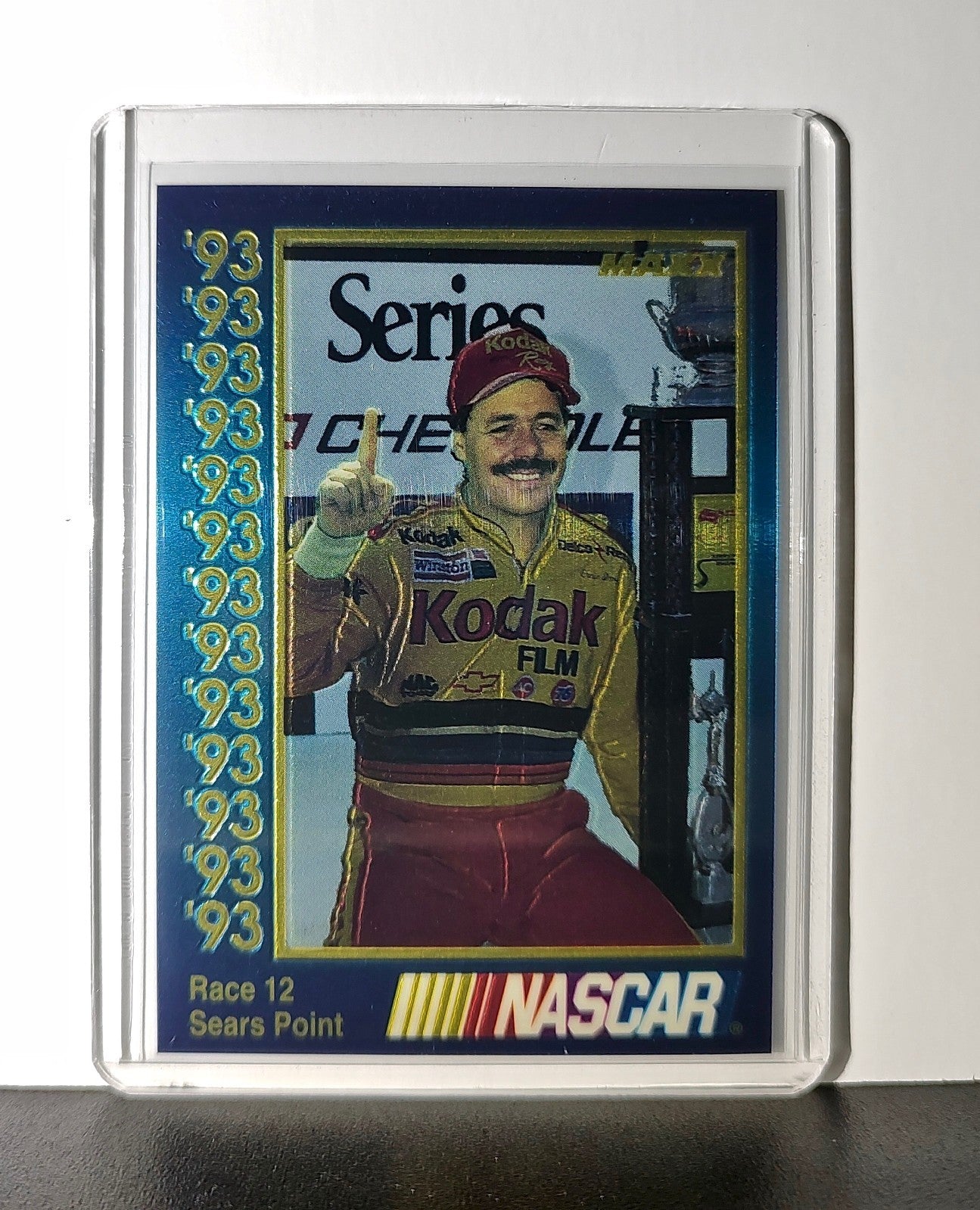 Race 12 Sears Point YR 1993 Maxx Premier Plus Racing #191 NASCAR Card