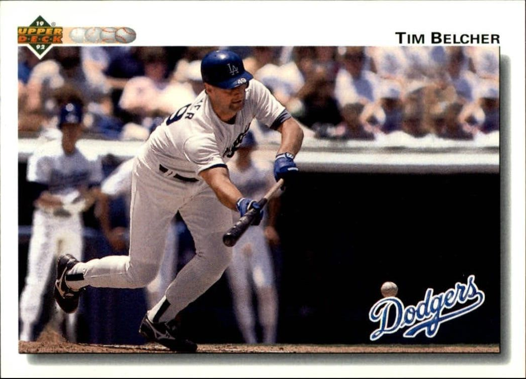 Tim Belcher 1992 Upper Deck MLB #668 Baseball Card Los Angeles Dodgers