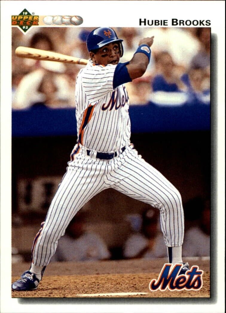Hubie Brooks 1992 Upper Deck MLB #114 Baseball Card New York Mets