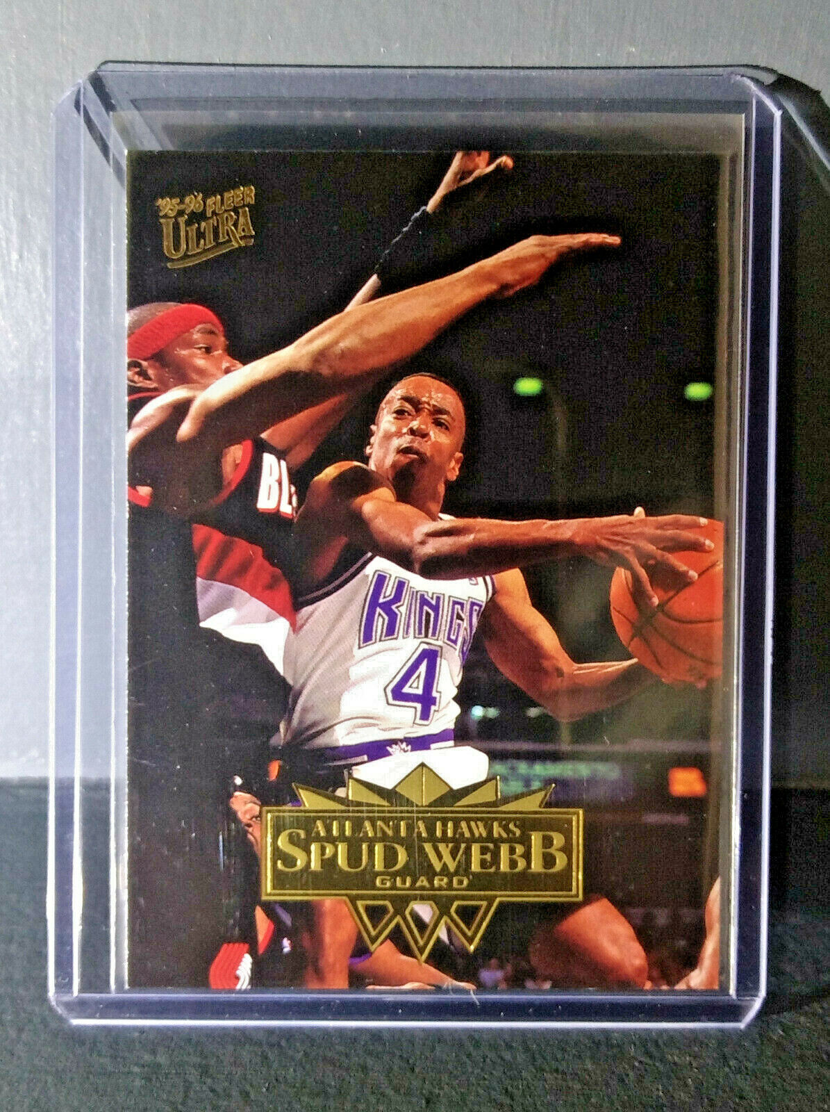 1995-96 Spud Webb Fleer Ultra #8 Basketball Card