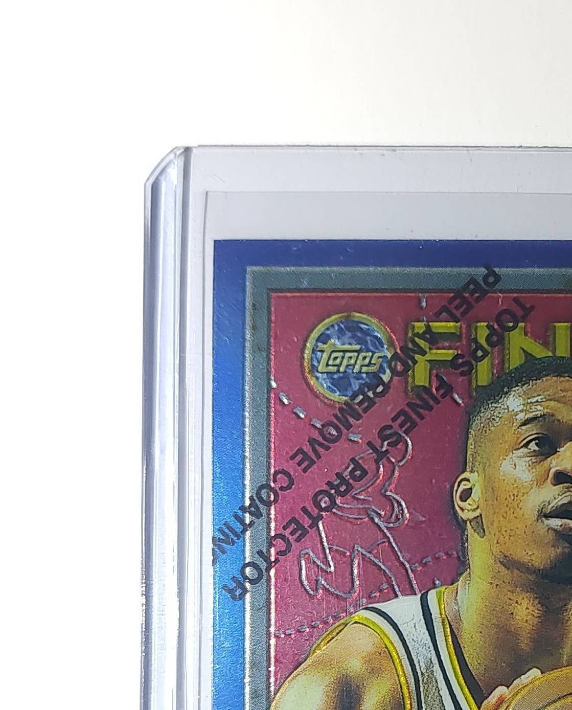 Antonio Davis 1995-96 Topps Finest NBA #211 Card Indiana Pacers