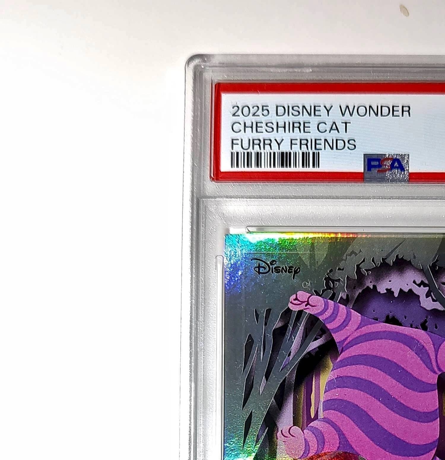 Cheshire Cat 2025 Topps Disney #FF-6 Furry Friends Card PSA 10