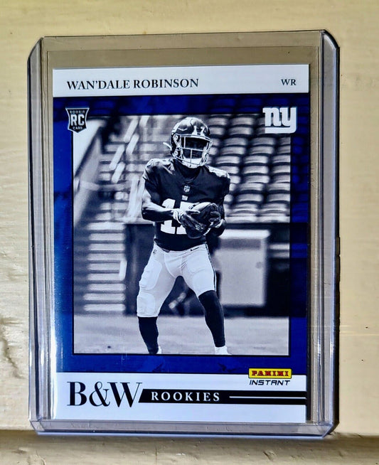 Wan'Dale Robinson 2022 Panini NFL Black & White Rookies #15 Football Card 1/649