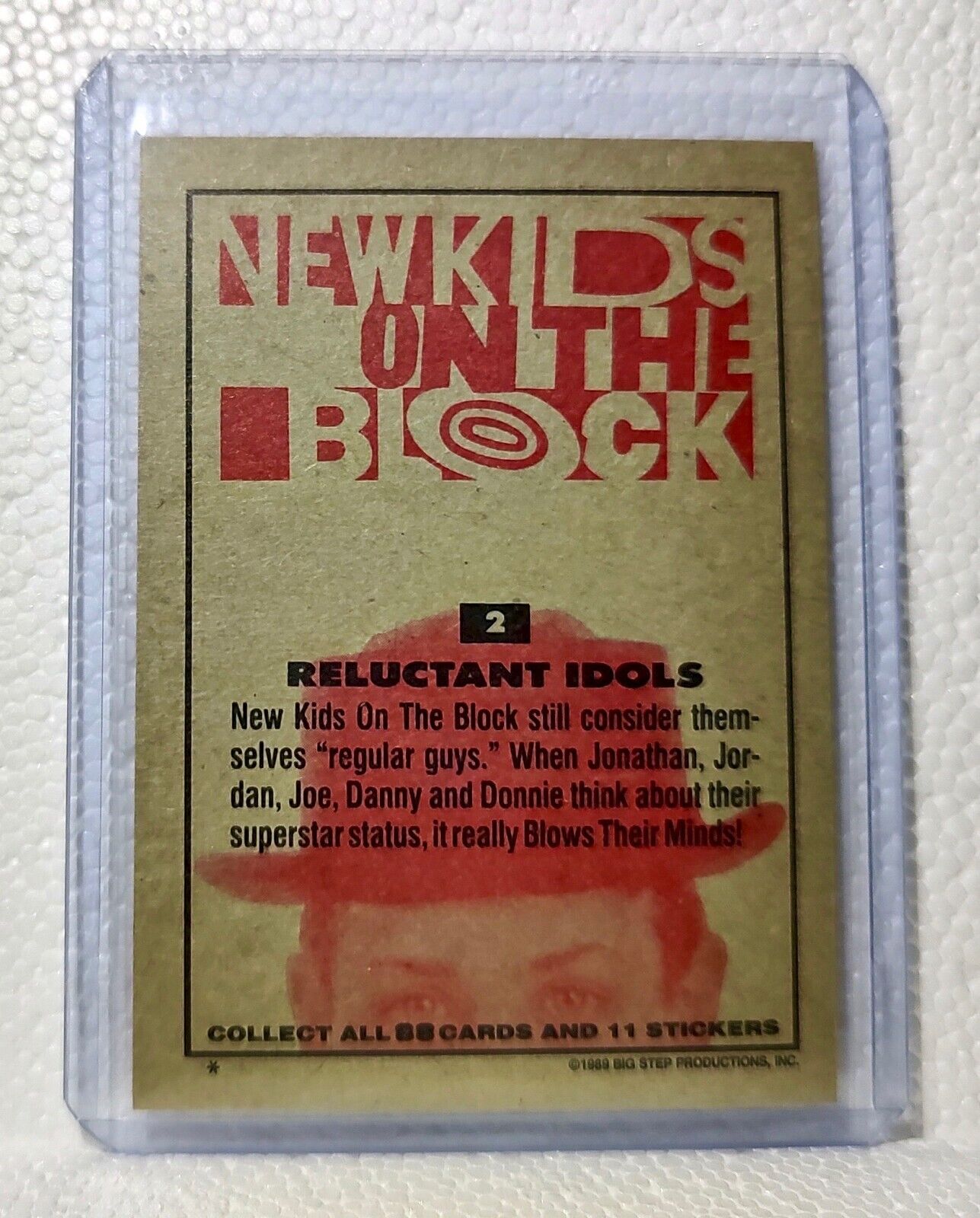 Reluctant Idols 1989 New Kids on the Block #2 Trading Card