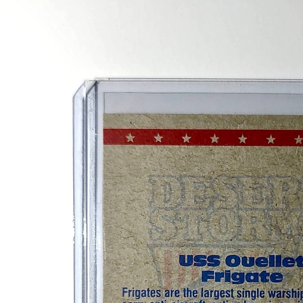 USS Ouellet (Frigate) 1991 Topps Desert Storm #61 Card