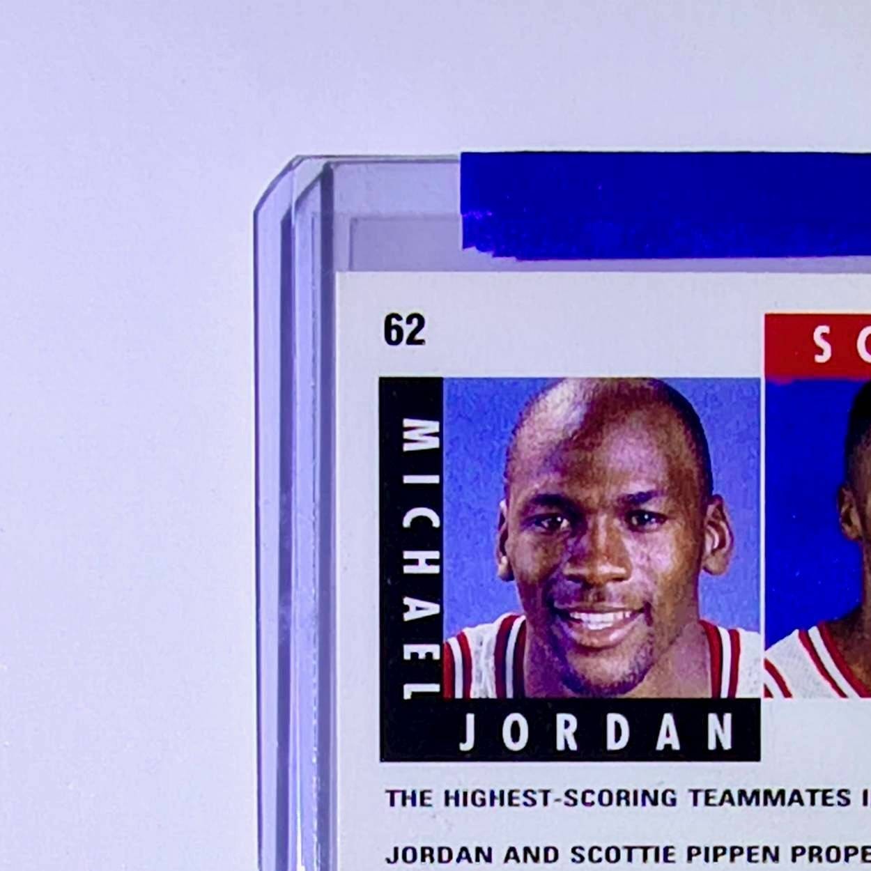 Michael Jordan Scottie Pippen 1992-93 Upper Deck Scoring Threats #62 Card Bulls