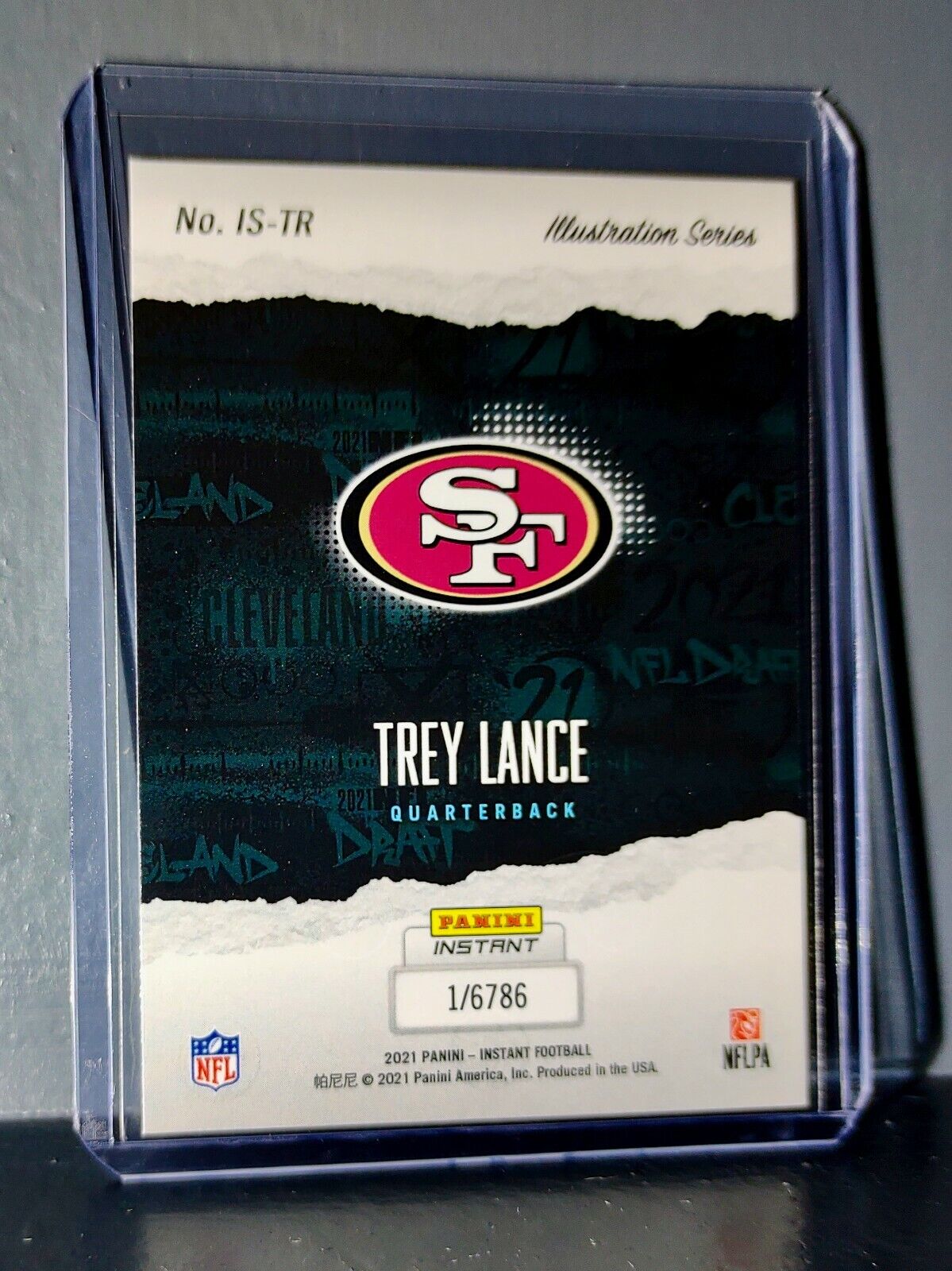 Trey Lance 2021 Panini NFL Draft Night Illusions #5 Rookie Card 1/6786