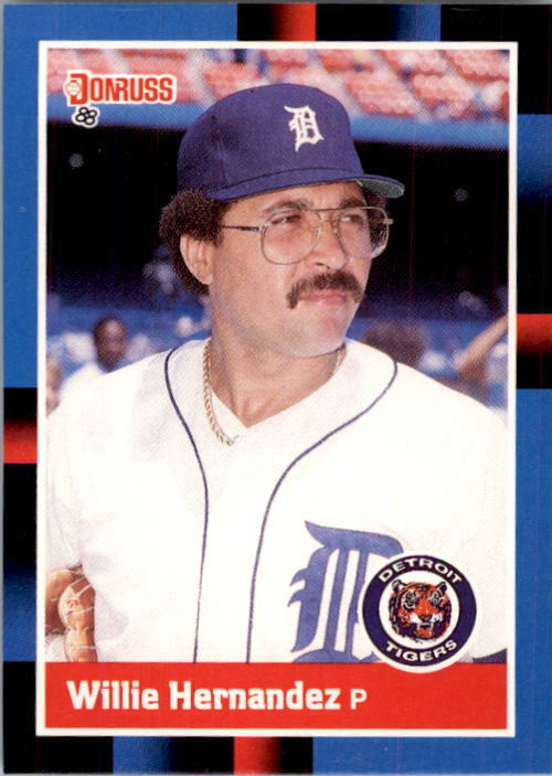 1988 Willie Hernandez Donruss Baseball Card #398