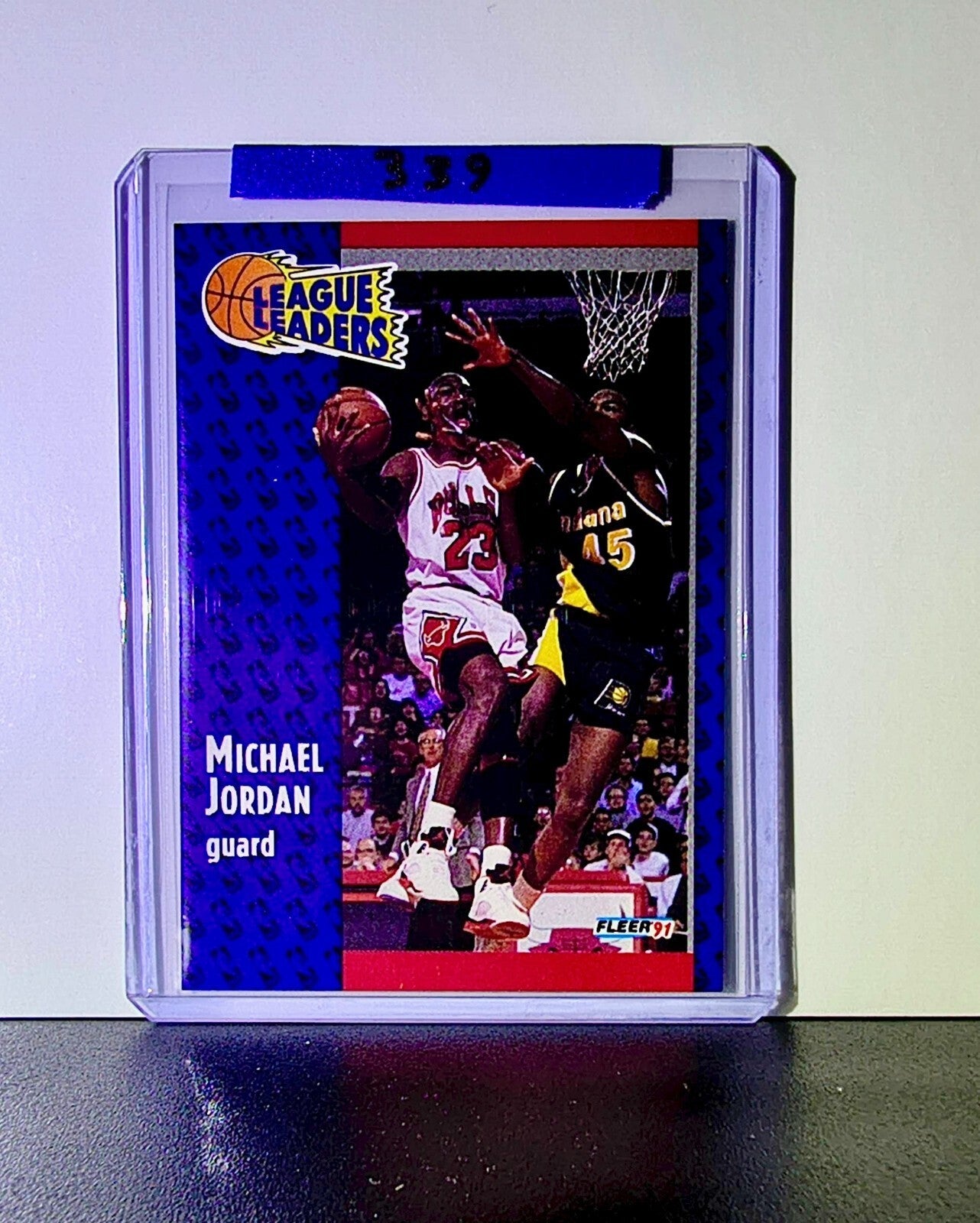 Michael Jordan 1991-92 Fleer League Leaders #220 Basketball Card Chicago Bulls