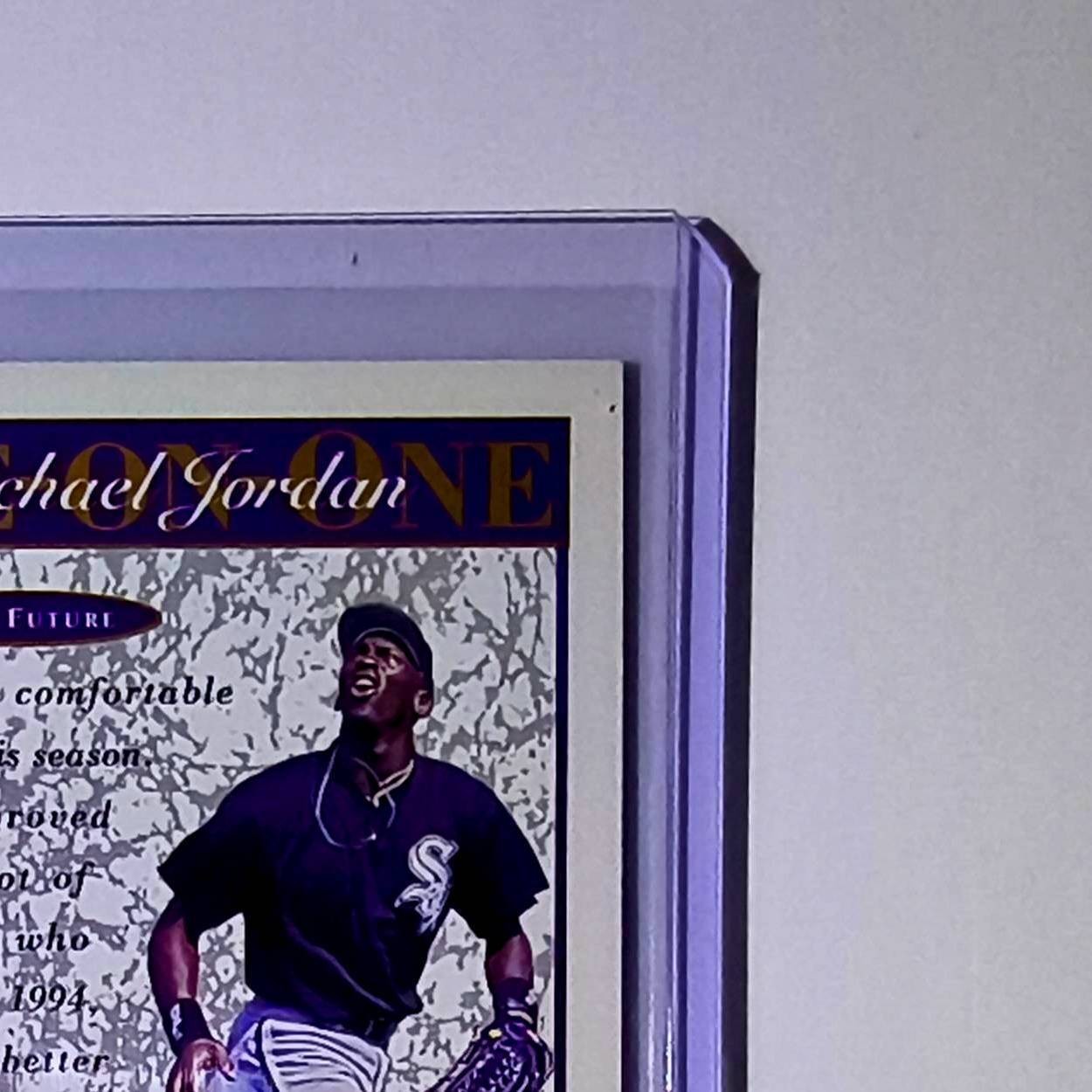 Michael Jordan 1995 Upper Deck Minors One on One #10 Card Chicago Bulls