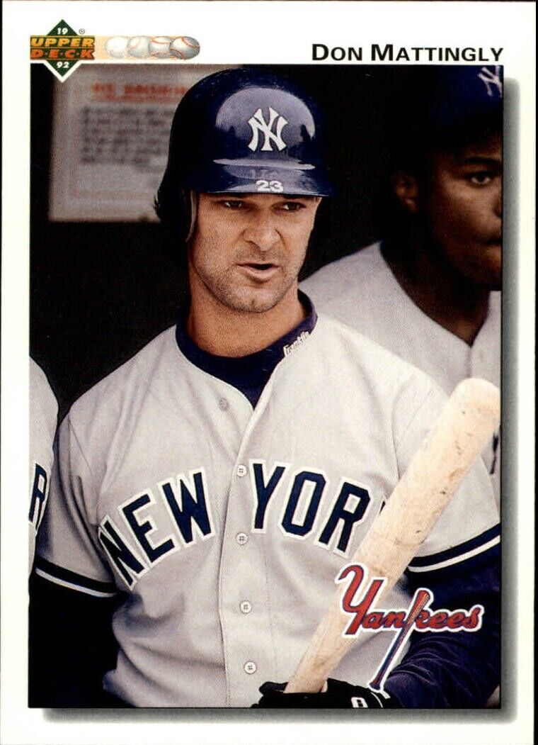 Don Mattingly 1992 Upper Deck MLB #356 Baseball Card New York Yankees