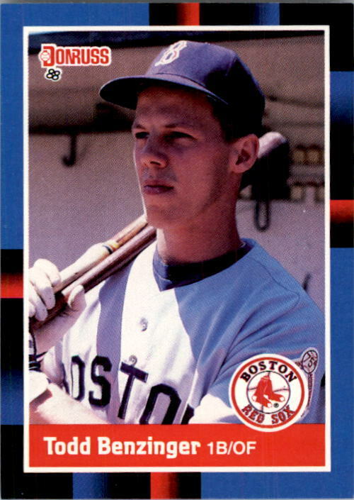 1988 Todd Benzinger Donruss Baseball Card #297