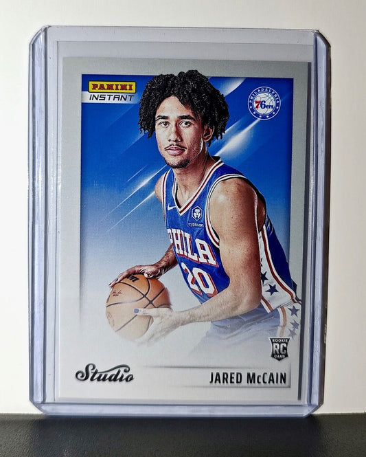 Jared McCain 2024-25 Panini NBA Studio #29 Rookie Card Philadelphia 76ers 1/275