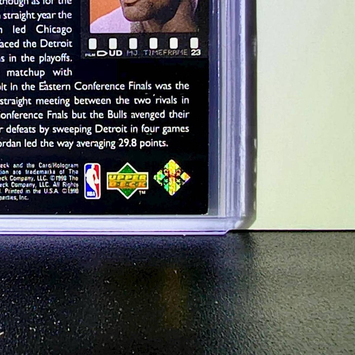 Michael Jordan 1998-99 Upper Deck MJ Timeframe #52 Basketball Card Chicago Bulls